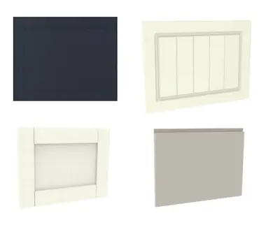  Extractor Doors 600mm Navy Cream Ivory Light Blue Selection Of Styles • £21.60