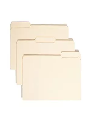 Standard File Folders 100 Count Manila Reinforced 1/3-Cut Tabs Letter Siz... • $40.56