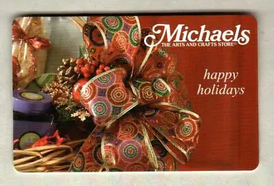 MICHAELS Happy Holidays Ribbon Bow 2007 Gift Card ( $0 ) • $2.50