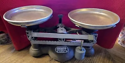 Ohaus Antique Double Beam Scale 2 Kilo Art Deco Elements • $39.99