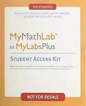 MyMathLab In MyLabsPlus Student - Printed Access Code By Undefined - New • $19.24