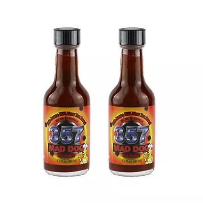 Mad Dog 357 Hot Sauce Mini Travel Pack - Contains Two 1.7oz Bottles • $32.56