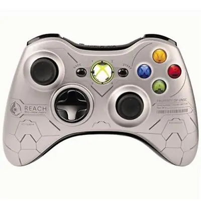 Xbox 360 Official Wireless Pad Halo Reach Video Game Controller Accessories • £79.99