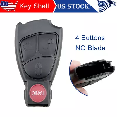 Car Key Fob Shell Case IYZ-3312 For Mercedes Benz W168 W202 W203 W208 W210 W211 • $8.49