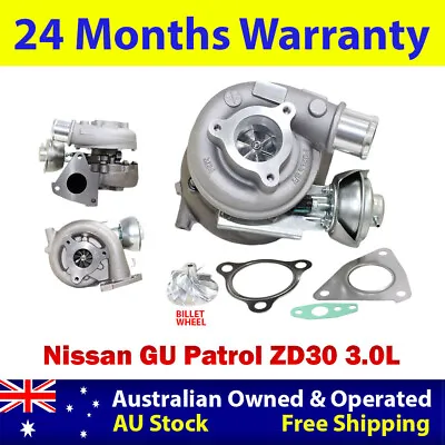 Billet Upgrade Turbo Charger For Nissan GU Patrol ZD30 3.0L • $620