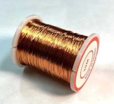 Copper Wire 30-gauge 0.25mm 30Meters/Spool  Copper   #4S8  Jewelry  Making DIY • $2