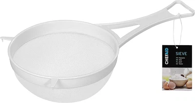 £6.97 • Buy Chef Aid 18cm Nylon Mesh Plastic Strainer, White