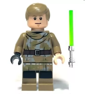 Lego Star Wars Minifigure LUKE SKYWALKER Dark Tan Endor Outfit • $18.99