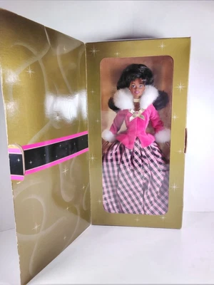 $21 • Buy Avon Special Edition Winter Rhapsody African American Barbie Doll New In Box