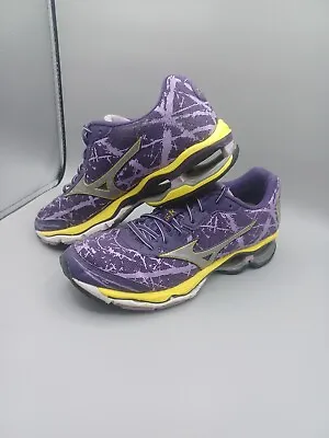 Mizuno Wave Creation 16 Womens Size 10 Running Shoes Purple Athletics SneakersVG • $37.99