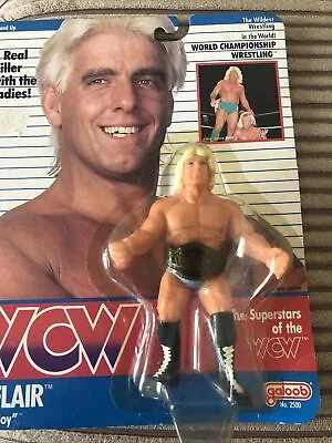 £35 • Buy Galoob WCW Wrestling Figure Ric Flair On Card 1990. Uk Shipping Only.