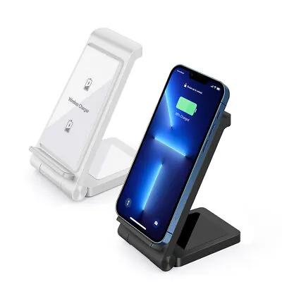 30W Wireless Charger Dock Foldable Fast Charging Stand For IPhone 14 Samsung S22 • $21.99