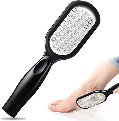 Foot File Hard Dead Skin Callus Remover Rasp Scraper Dead Skin Scrubber Black • £3.05