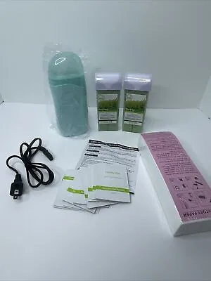 Roll On Depilatory Hair Removal Waxing Kit Hot Wax Warmer Heater & Cartridge • $15.68