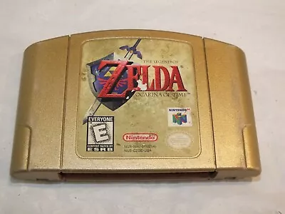 The Legend Of Zelda Ocarina Of Time N64 Gold Edition Authentic • $69.99