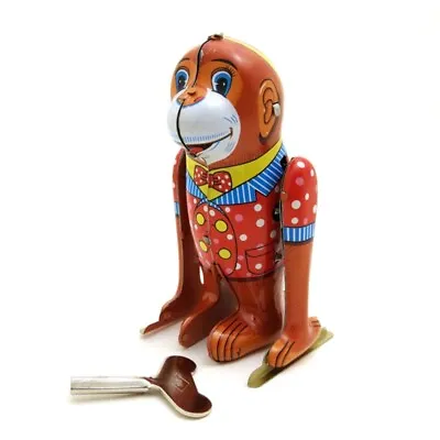 £14.81 • Buy Iron Toy Wind-up Toy Retro Desk Figurine Tumbling Monkey Tintoy Child Room Decor