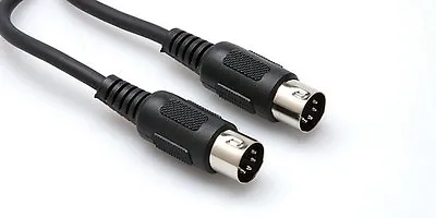 Hosa MID-303BK 5-Pin DIN To 5-Pin DIN MIDI Cable 3 Feet • $10.25