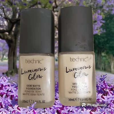 2×(pack) Technic Luminous Glow Demi Matte Foundation 30mle  • £13.40