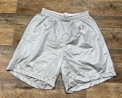 Vintage Champion Mesh Shorts Adult Small 28-30 Gray Athletic Gym Mens NWT New • $20