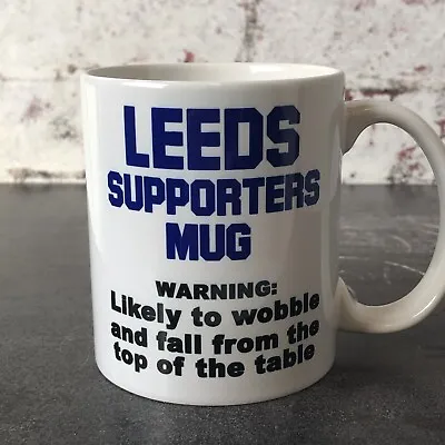 £10.99 • Buy Leeds FC Football Funny Joke Rival Team Birthday Mug Cup Manchester United 