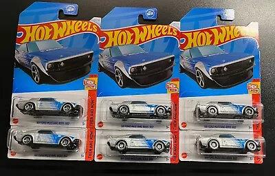 2024 Hot Wheels Dollar General Exclusive Silver '69 Ford Mustang Boss Lot Of 6 • $5.50