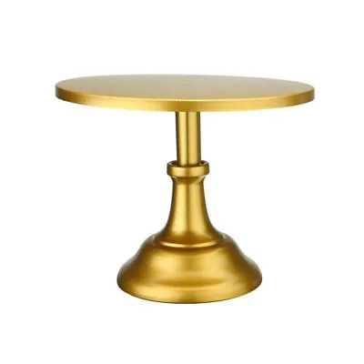 Exquisite Practical Metal Cake Stand Small Gold • $17.99