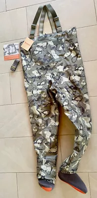 SIMMS Men's Tributary Stockingfoot Waders ~ Regiment Camo Olive Drab ~ SK 7-8 • $199