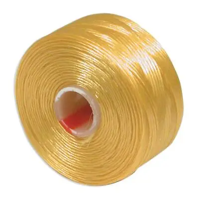 £4.19 • Buy S Lon Nylon Beading Thread - Golden Yellow - Size D- Superlon Tex45 -78yd- S0056