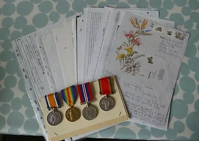 Ww1/ww2 Vad Medals C.m.quine England/south Africa Britannic Hospital Ship Nurse • £220