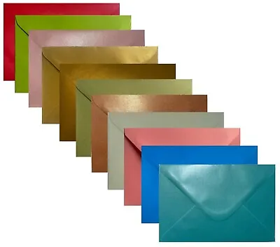 Coloured Envelopes For Greeting Cards Wedding Invitation A5 C5 C6 DL Pack Of 100 • £9.99
