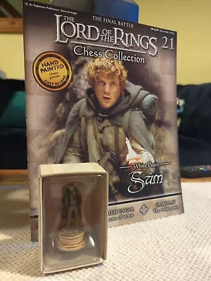 Lord Of The Rings Chess Collection 21 Sam Eaglemoss Figurine & Magazine • £6.49