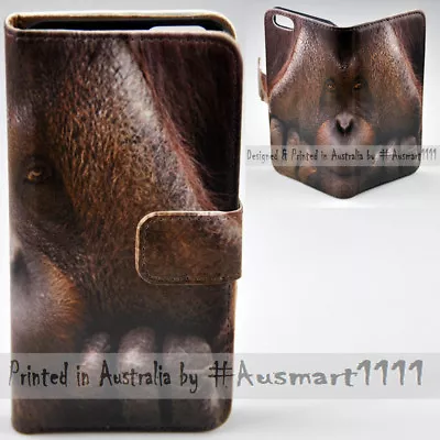 $13.98 • Buy For Sony Xperia Series - Orang Utan Theme Print Wallet Mobile Phone Case Cover