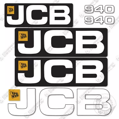 $144.95 • Buy Fits JCB 940 Decal Kit Forklift Decal Kit - 7 YEAR 3M VINYL!