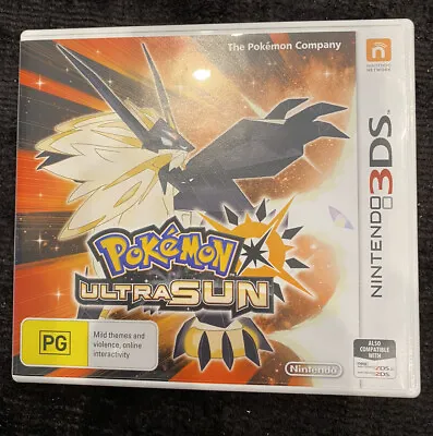 $122 • Buy Pokemon Ultra Sun Nintendo 3DS Game Boxed - Pokemon Ultra Sun - FREE POST