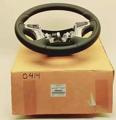 New OEM Black Leather Steering Wheel Mitsubishi 2015-2019 L200 Pajero 4400A668 • $250