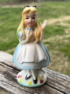 Vintage 1960’s.  Walt Disney Alice In Wonderland Ceramic Figurine  5   Excellent • $35