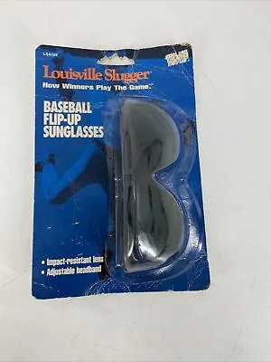 RARE Vintage 1980s Louisville Slugger Baseball Softball Flip-Up Sunglasses NOS • $101.99