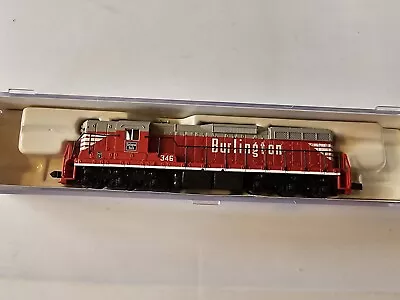 Life Like N Scale  #7745 Cb & Q  #346 Redbird Sd7 Diesel Locomotive  • $74