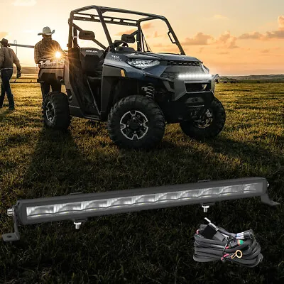 For Polaris Ranger 20inch LED Work Light Bar Single Row Offroad Driving & Wiring • $76.98