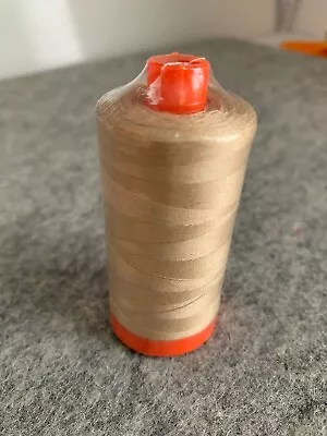 Aurifil Thread~ 50wt Cotton Mako 2326 Sand ~1422 Yard Spool ~ Sew Quilting • $13.50