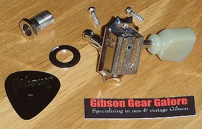 Epiphone Les Paul Tuner Grover Deluxe Peg Nickel Guitar Parts ES Custom Tuning A • $24.99