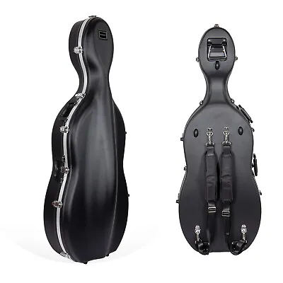 Crossrock 3/4 & 4/4 ABS Molded Hardshell Cello Case With WheelsVioloncello Case • $351.99