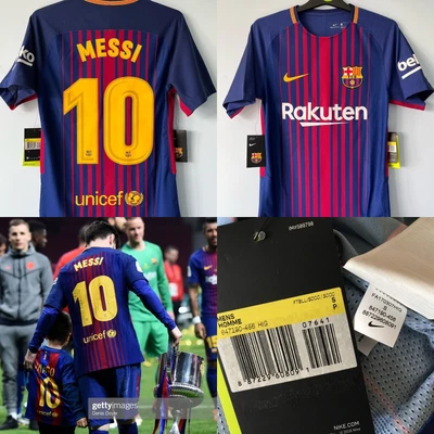£110 • Buy BNWT Barcelona 2017 2018 Messi Player Issue Shirt Jersey Aeroswift Argentina USA