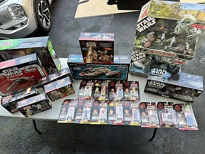 $1200 • Buy Star Wars Collection Bundle Lot, X-Wing, Y-Wing, 2 Battle Sets, Episode 1 & More