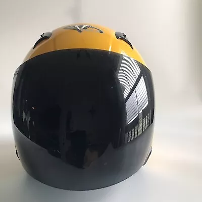 Vega NT200 Motorcycle Helmet Yellow Visor Dot Medium • $50