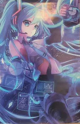 HATSUNE MIKU - SCREENS POSTER  22.375  X 34   RP16077 • $17.75