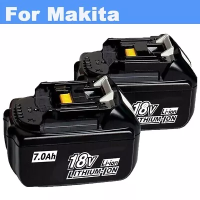 New 2 PACK 7.0Ah For Makita 18V  BL1830 BL1860  BL1850 BL1815 Li-ion LXT Battery • $28.89