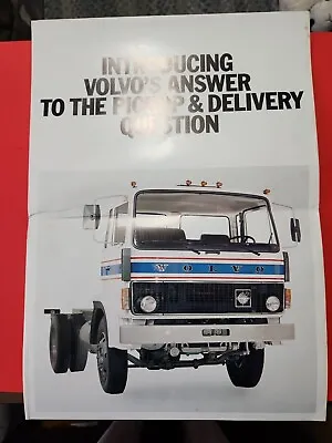 1977  Volvo Trucks F 613 Large Format Fold Out Brochure  • $28.86