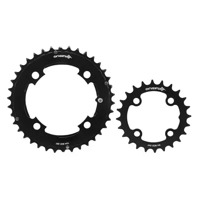 Origin8 Thruster Chainring Set 24/38t X 64/104 BCD 4-Bolt Aluminum Black • $42.87