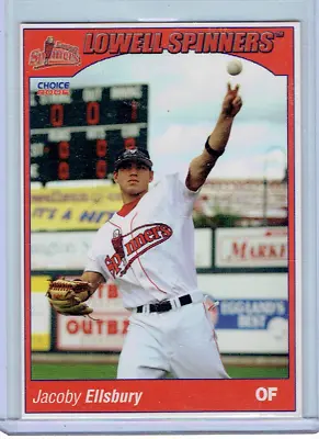 JACOBY ELLSBURY 2005 Choice Lowell Spinners RC Red Sox #95 • $3.99